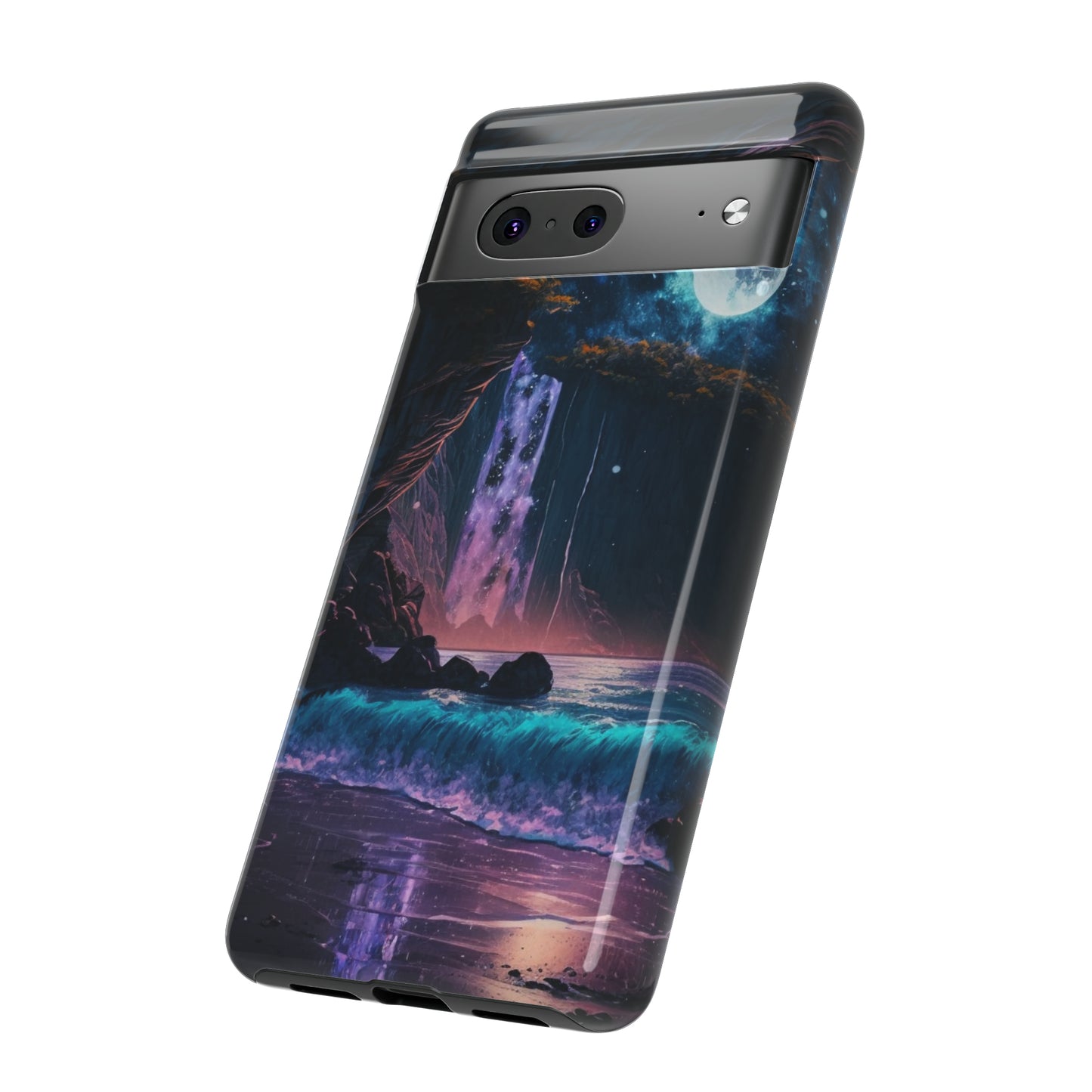 Stardust Divine Design Cave with Full Moon of Phone case