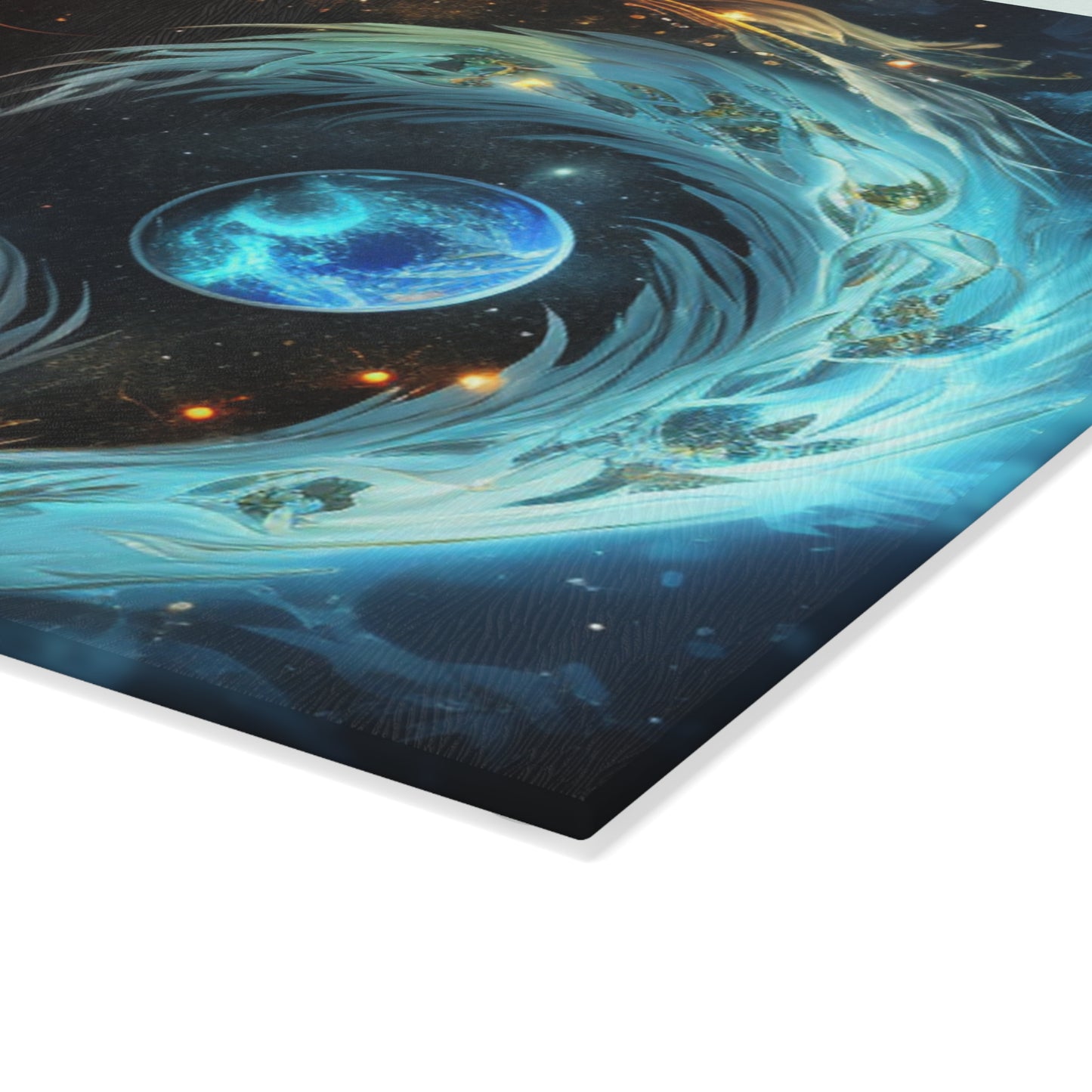 Glass Cutting Board - Stardust Divine Design