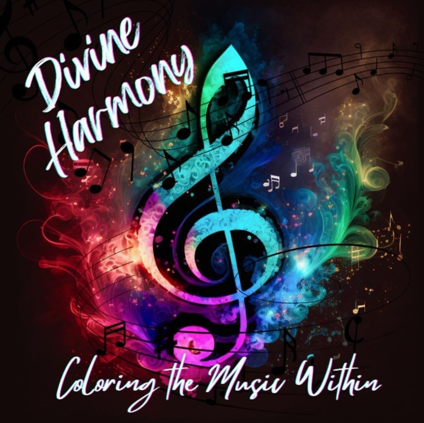 'Divine Harmony Coloring from Within' - A Musical Symphony in Colors!