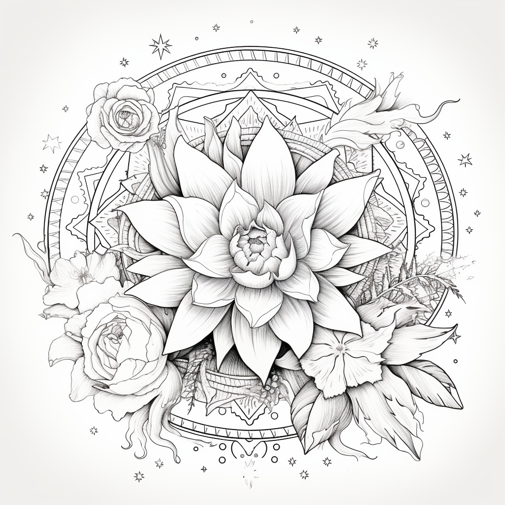 Stardust Adult Coloring Book - Unleash Your Divine